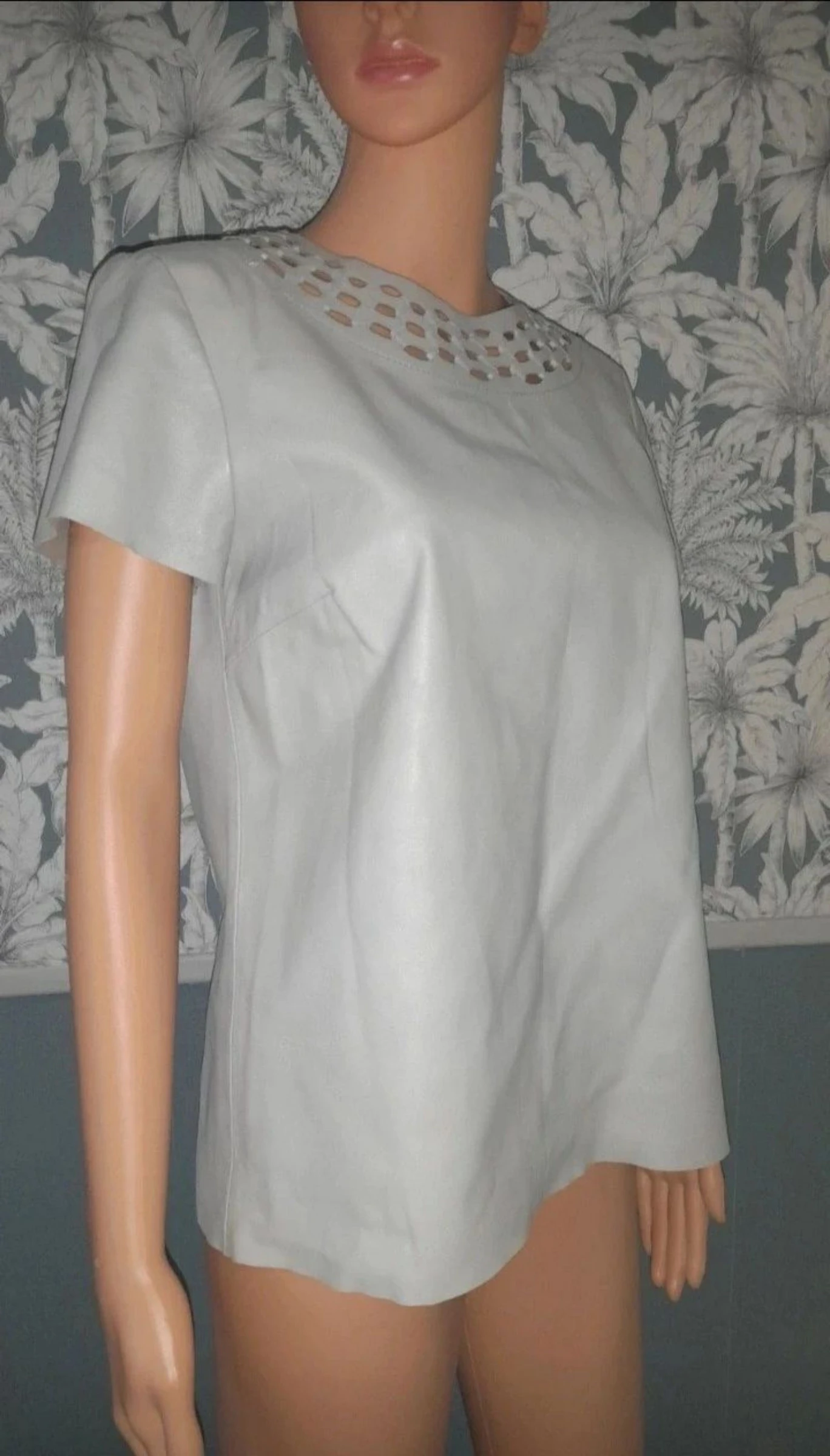 Diane Von Furstenberg leather top size 6 US – photo 5